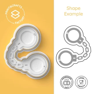 cortador_bolachas_algemas_cortante + resultado final_by_printandcrafts factory Cortador de Biscoitos Algemas